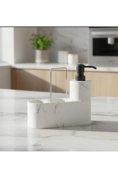 Home MARMO Sıvı Sabunluk Gerçek Mermer Beyaz