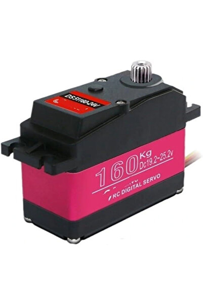 Voltaj DSSERVO DS51160 24v 160kg Servo Motor - 180 Derece