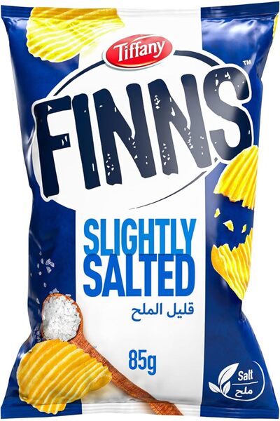 Tiffany رقائق البطاطس فينز بالملح 85 غرام