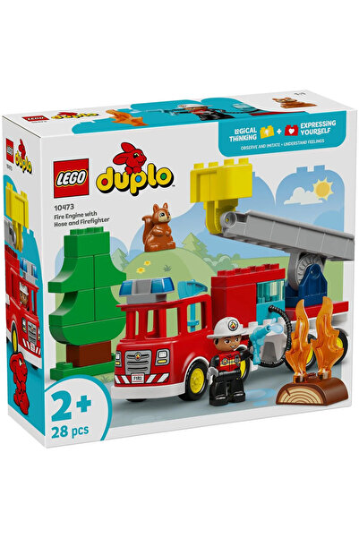 LEGO DUPLO Fire Truck with Firefighter - Ages 2-6