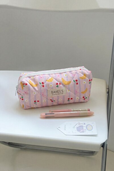 BAHELS Kruvasan Kalemlik Kalem Kutusu Kalem Çantası