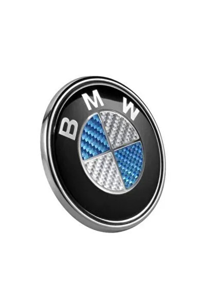 OEM BMW Emblem, BMW Logo, Hood/Trunk Mount, 74/82mm, Carbon Design, Universal...