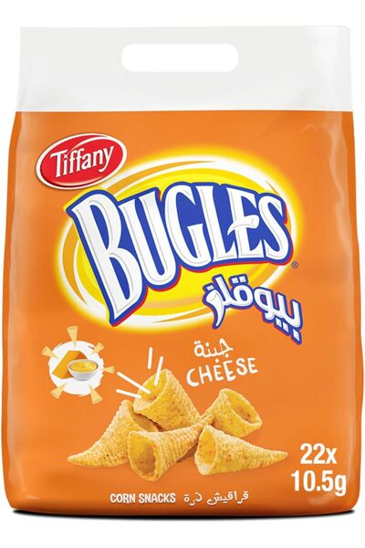 Tiffany BUGLES CHEESE CORN 22x10.5gm