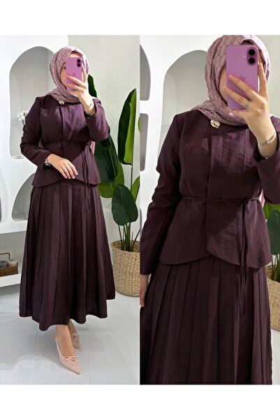 STİLSEN PREMİUM CUPRA CEKET ETEK TAKIM