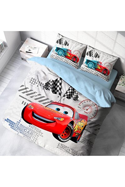 Home Duvet Cover Double Lightning Mcqueen Cotton 3D Digital Bedding Set