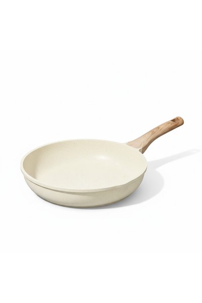 Top Chef 10-Piece Cookware Set Aluminum Pots And Pans Non-Stick Surface Wood Finish Handles Tempered