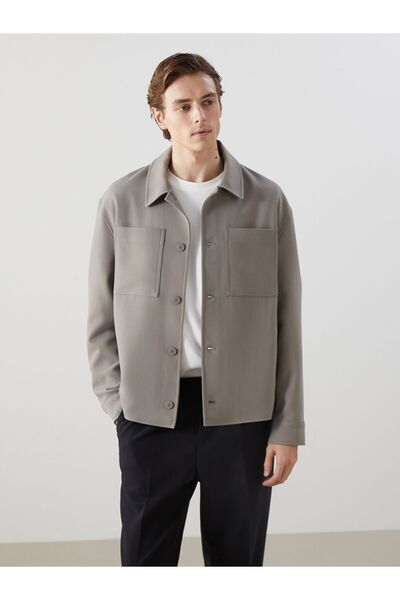 LC Waikiki Lcw Vision Shirt Collar Men's Jacket