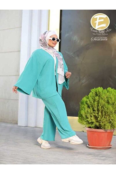 Coton Women's loose-fitting suit in gorgeous colors