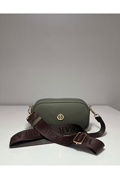 Resmiro حقيبة كتف نسائية باللون البني الكاكي BW7011HK