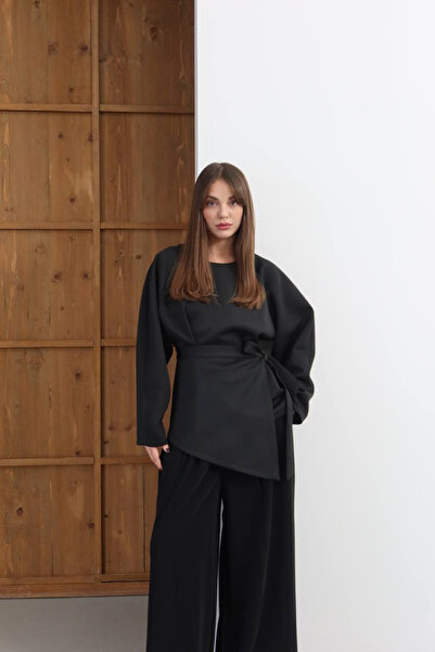 Sorridi Scuba 2 Piece Design Blouse with Tie-Downs