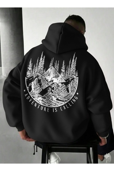 PENTHİLUS سويت شيرت شادورنلو للرجال - هودي شتوي للرجال