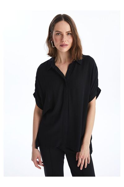 LC Waikiki Short Sleeve Oversize Women's Shirt