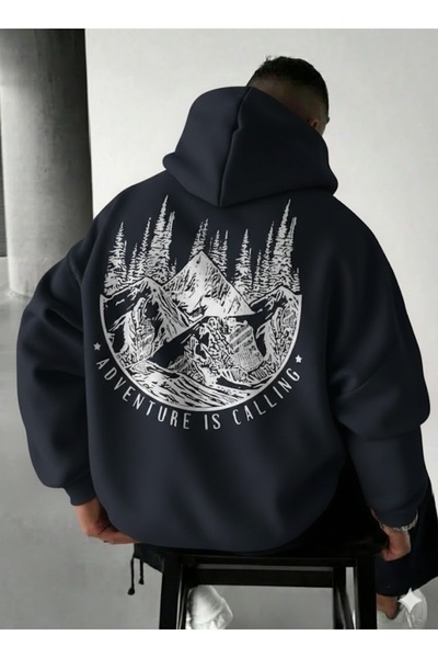 PENTHİLUS سويت شيرت شادورنلو للرجال - هودي شتوي للرجال