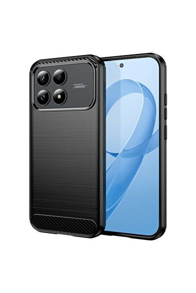 Techsuit Carcasă Xiaomi Poco F8 Pro din silicon carbon, neagră