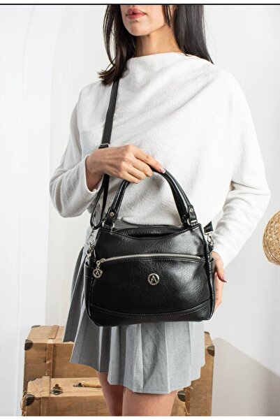 eflanmoda Geantă de mână și de umăr pentru femei, cu 5 compartimente, potrivi...