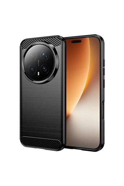 Techsuit Θήκη Honor Magic 8 Pro από ανθρακονήματα σιλικόνης, μαύρη