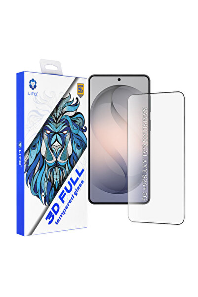 Lito 3D Full Cover Glass for Samsung Galaxy S26 Plus, Black