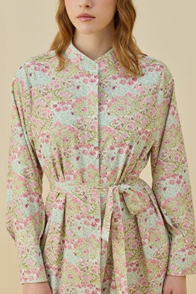 Merwish Floral Summer Dress 1776 Pink