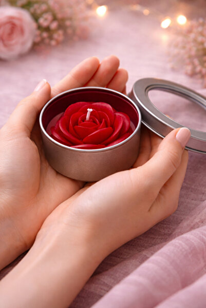 Aroma Land Lumânare Parfumată (Intense Rose) Red Dream, 10h