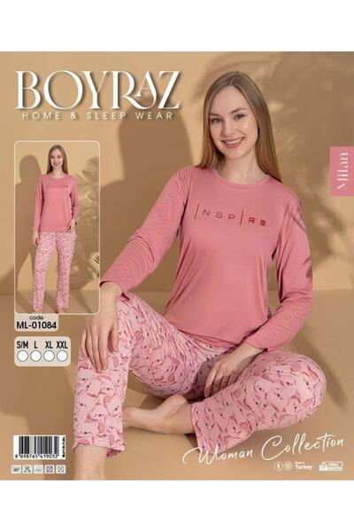 BEYAZTOPTAN Quality Milan Fabric Women's Pajama Set