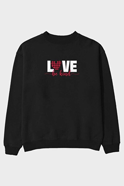 Ankhises Love, imprimat pe față, negru, hanorac oversize, bărbați, femei, unisex