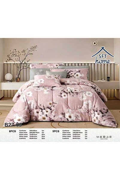 Graciana Luxury King Size Microfiber Bedspread Set (5 pieces)