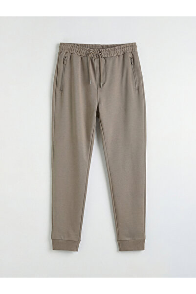 LC Waikiki Beige Standard Fit Men's Jogger Sweatpants