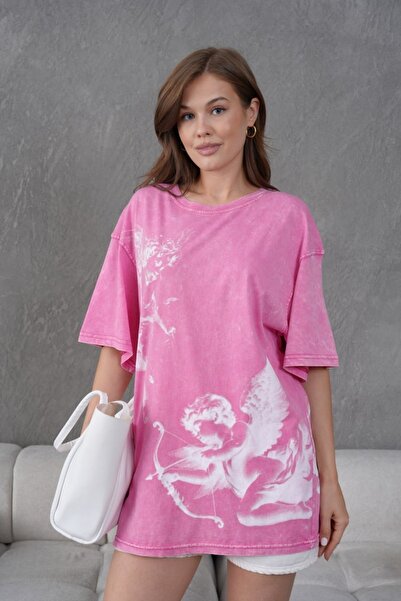 Noi Belis Washable Oversize Knitted T-Shirt Ss26Ts0003