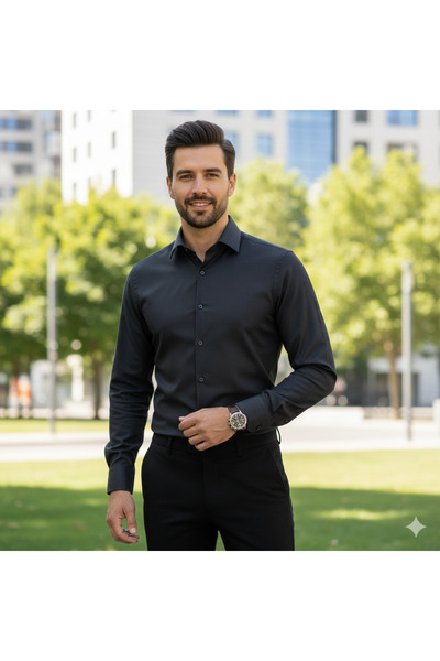 Fine Touch Premium Men's Shirt – Modern Fit, Timeless Elegance