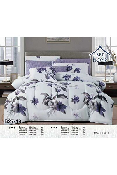 Graciana Luxury King Size Microfiber Bedspread Set (5 pieces)