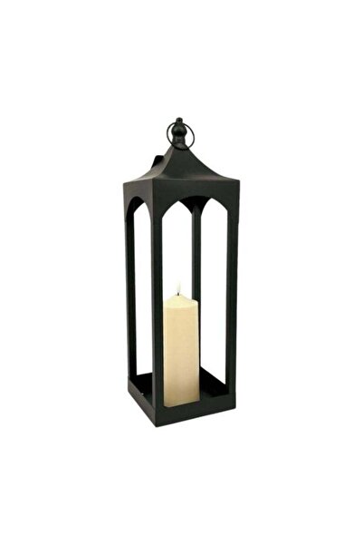 AZOZ MERCHLY Elegant Ramadan Decorative Lantern Black