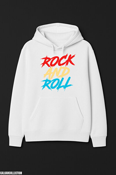 CALKARCOLLECTION Rock and Roll Unisex Hooded Sweatshirt (Hoodie)