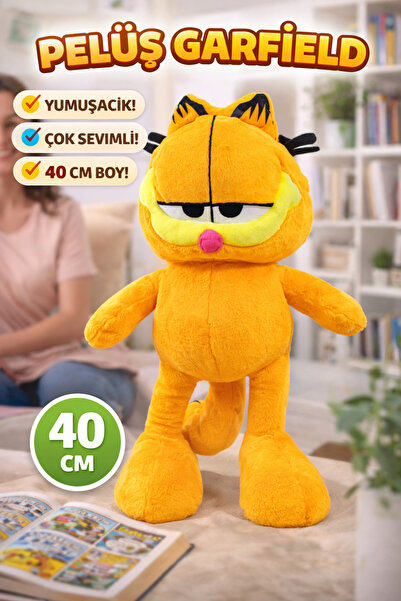 TRUST STORE Peluş Garfield 40 Cm Yumuşacık ve Sevimli