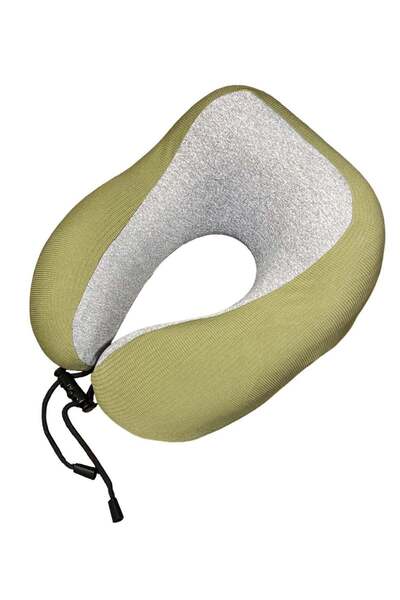 VİO وسادة سفر، وسادة رقبة من إسفنج الذاكرة، وسادة رأس على شكل حرف U