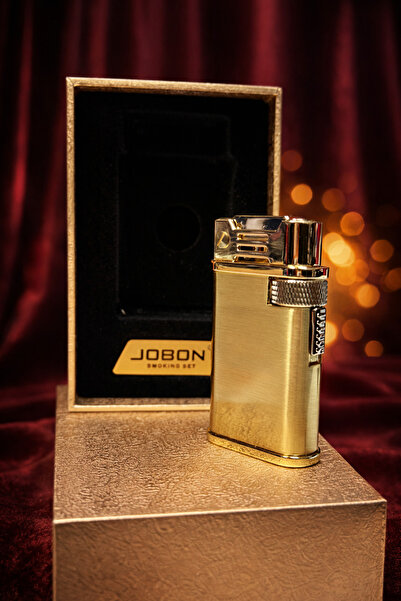 Jobon Lüks Benzinli Çakmak – Ağır Metal Gövde, Premium Kalite, Şık Tasarım