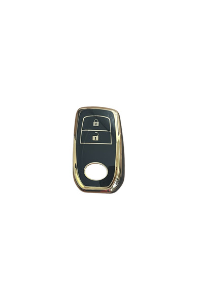 AutoHan Keys غطاء مفتاح بزرين لسيارات تويوتا CHR هايلكس كورولا ياريس كروس كام...