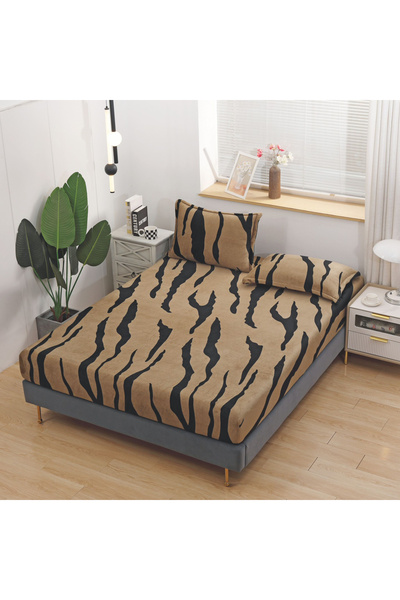 FIONNA.RO Cocolino Stretchy Duvet Cover and Pillowcases 180x200cm - Tiger