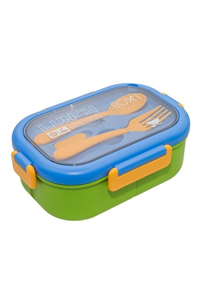 NEBO BiteBox - Compartmentalized Lunch Box 1000 ml with Cutlery Set