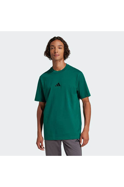 adidas Zeleni muški T-shirt sa logotipom JF1096