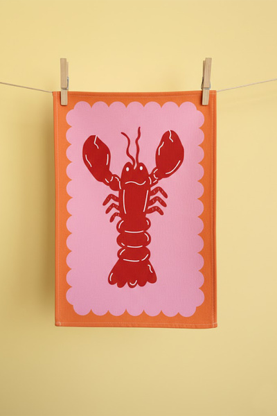 Alseko Concept Lobster 1 Piece Cotton Kitchen Oven Towel