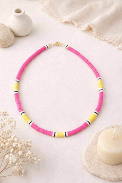 Archhazel Jewelery Pastel Touch Fimo Bead Necklace