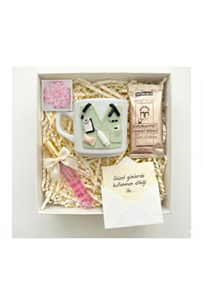 Niveis Kişiye Özel Sağlık Çalışanı Tasarım Kupa & Çiçek Mum & Kolonya & Kahve...