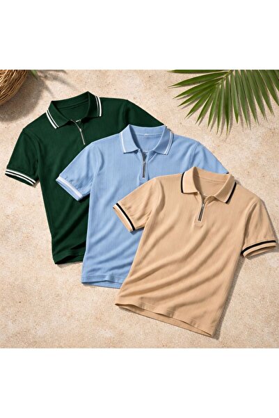 golden toptan 3 Items in One Package Men's Knitwear T-Shirt