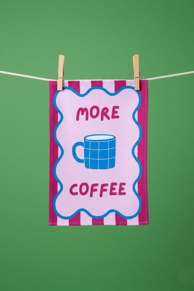 Alseko Concept More Coffee 1 Piece Cotton Kitchen Oven Towel
