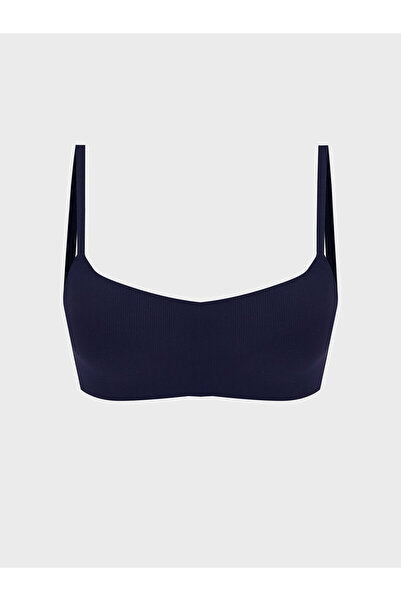 LC Waikiki Navy Blue Non-Padded Flat Triangle Bra
