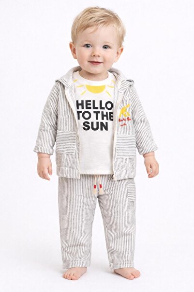 Cumino ERKEK 3'LÜ TAKIM 9-12-18-24 AY