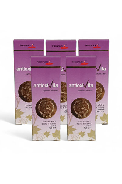 Phenalex LDL& CONTROL Package - 5 x AntioxiVita 100ml