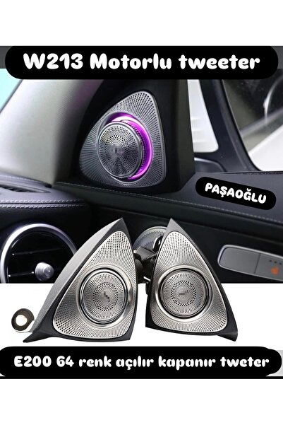 Bosch W213 motorlu türeter Mercedes e200 ışıklı tweeter 64 renk