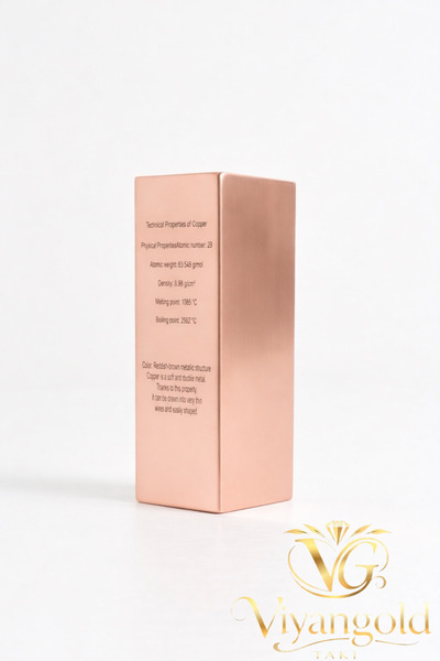 VİYANGOLD Yatırımlık bakır külçe 5 Kğ Gr %99.99 Saflıkta