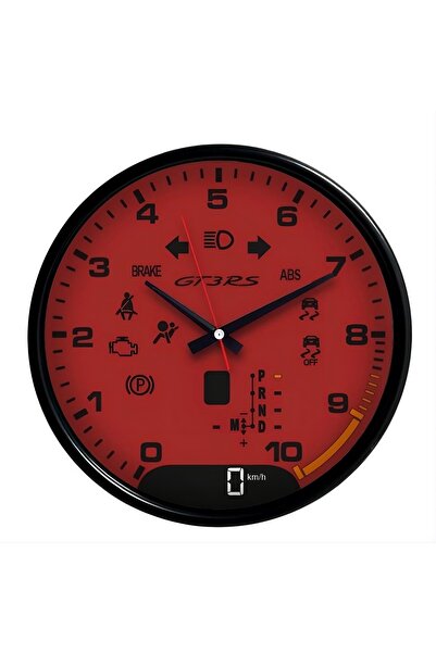 GenelTedarik Porsche Gt3Rs Model Car Dial Design Wall Clock